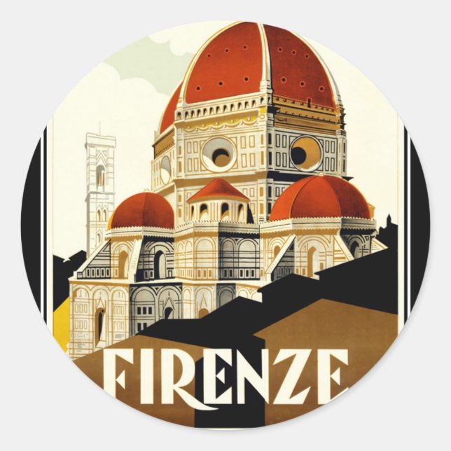FIRENZE RUNT KLISTERMÄRKE (Framsida)
