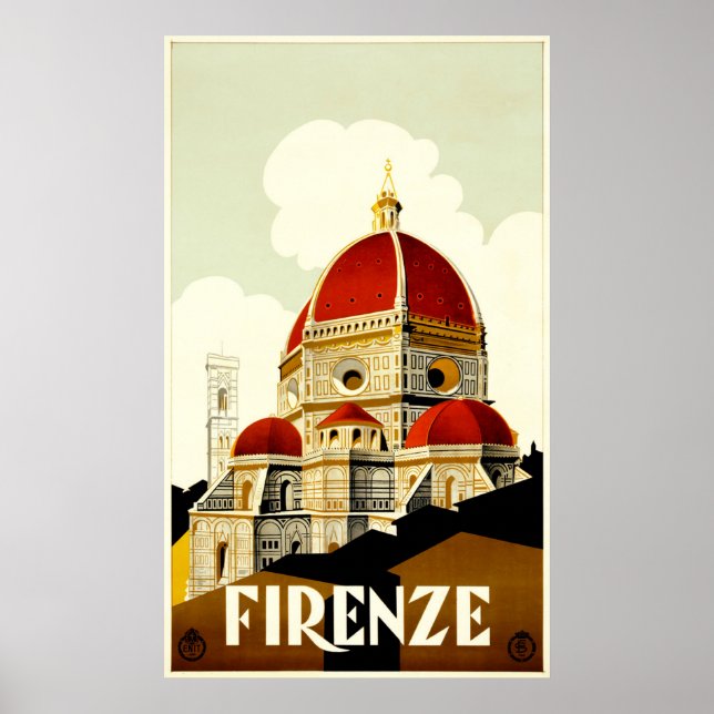 Firenze Travel Poster (Framsidan)