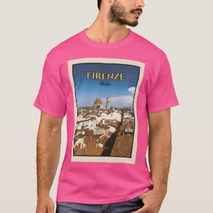 Firenze Travel Poster T Shirt