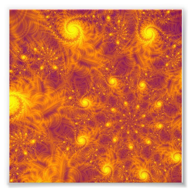 Fireparm Abstrakt Art Photo Print Fototryck (Framsidan)