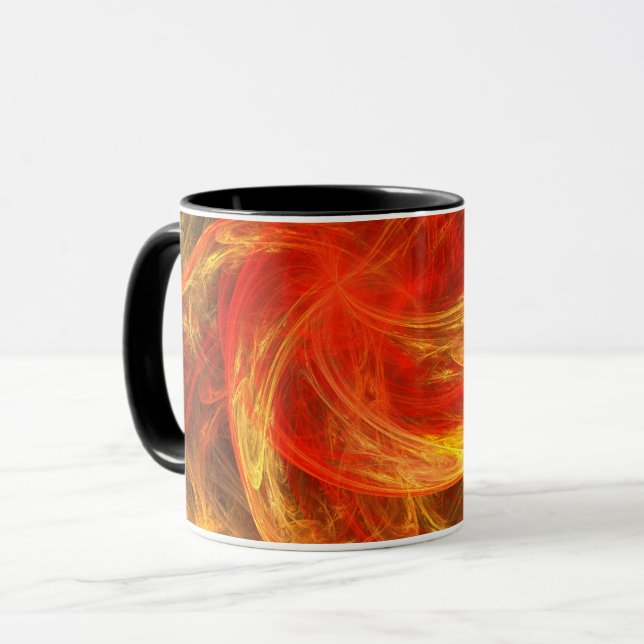 Fireparm Abstrakt Coffee Mugg (Framsida vänster)