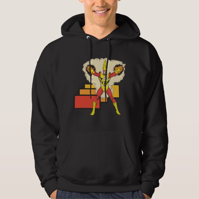 Fireparm i Inslag Hoodie (Framsida)