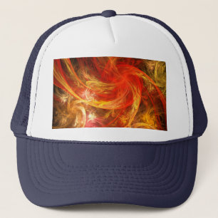 Fireparm Nova Abstrakt Art Hat Truckerkeps