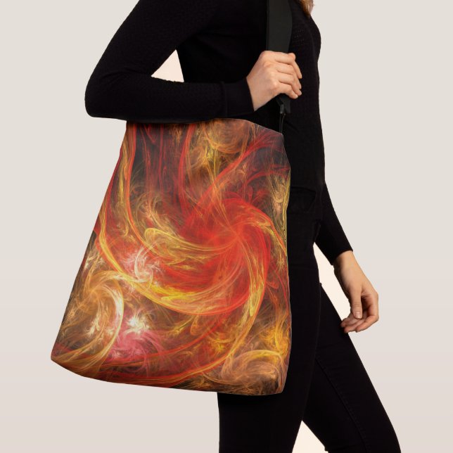 Fireparm Nova Abstrakt Art Kor Body Axelväska (Närbild)