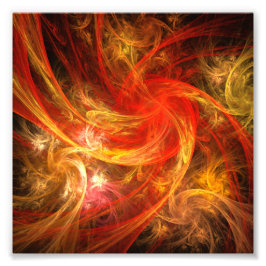 Fireparm Nova Abstrakt Art Photo Print Fototryck