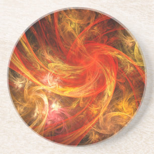 Fireparm Nova Abstrakt Art Sandstone Underlägg