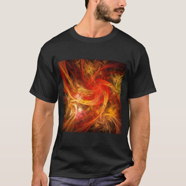 Fireparm Nova Abstrakt Art T-shirt (Framsida)