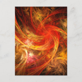 Fireparm Nova Abstrakt Art vykort