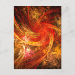 Fireparm Nova Abstrakt Art vykort