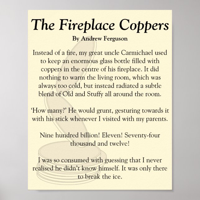 Fireplace Coppers Poster (Framsidan)