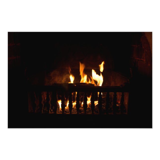 Fireplace hemma fototryck (Framsidan)