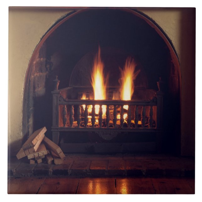 Fireplace hemma kakelplatta (Framsidan)