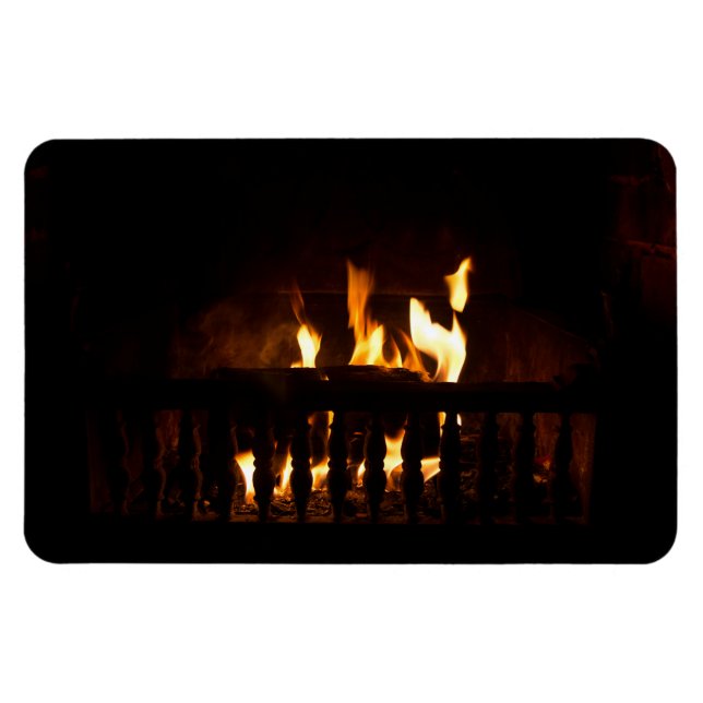Fireplace hemma magnet (Horisontell)