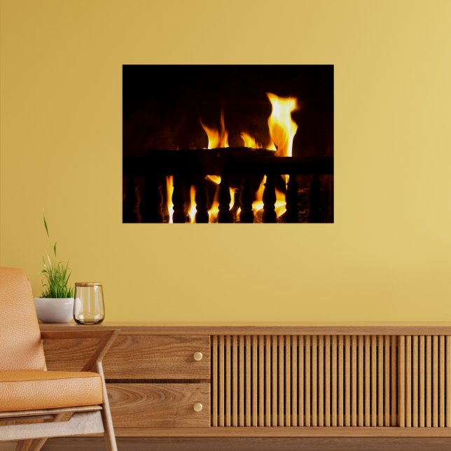 Fireplace hemma poster (Vardagsrum 2)