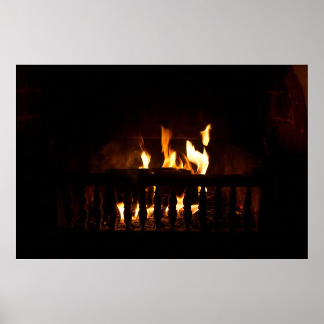 Fireplace hemma poster (Framsidan)