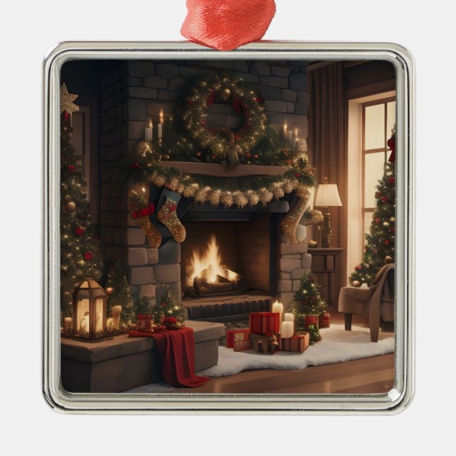 Fireplace jul Ornament (Framsidan)