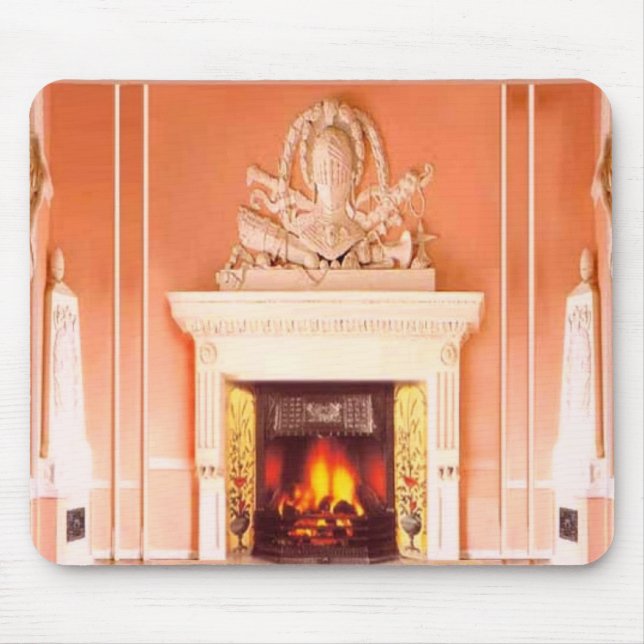 Fireplace Mousepad Musmatta (Framsidan)