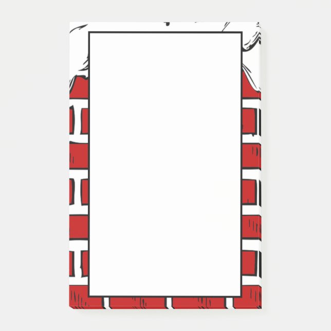 Fireplace Post-it Block (Framsida)