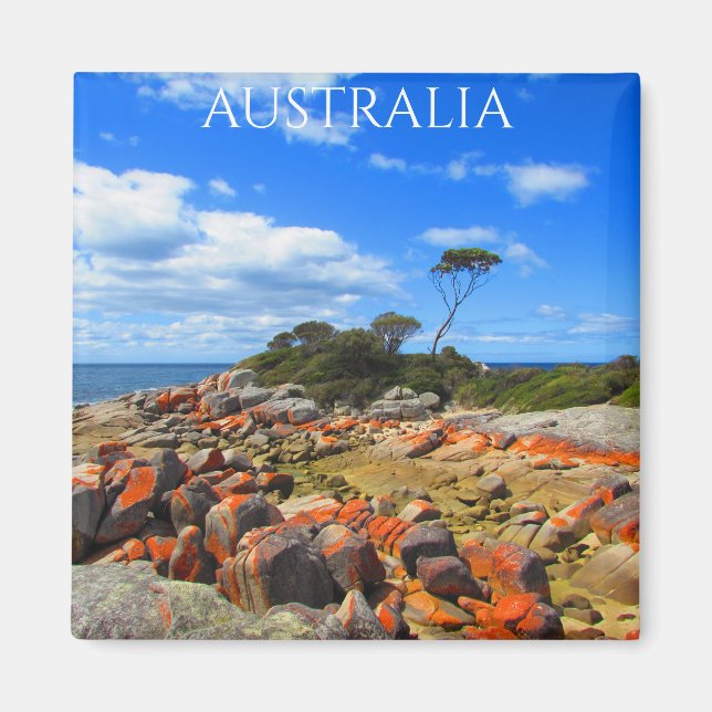 Fires, Tasmania, Australien Magnet (Framsidan)