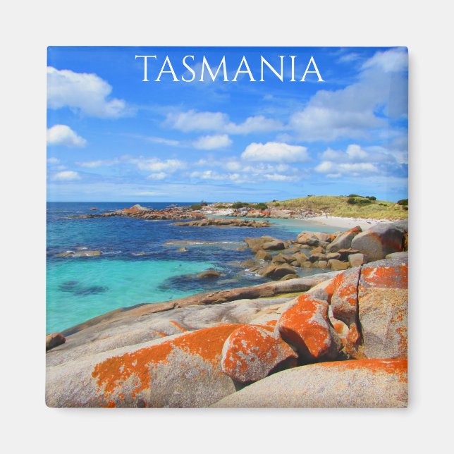 Fires, Tasmania, Australien Magnet (Framsidan)