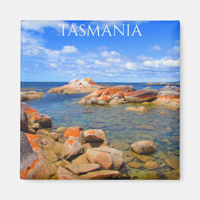 Fires, Tasmania, Australien Magnet (Framsidan)