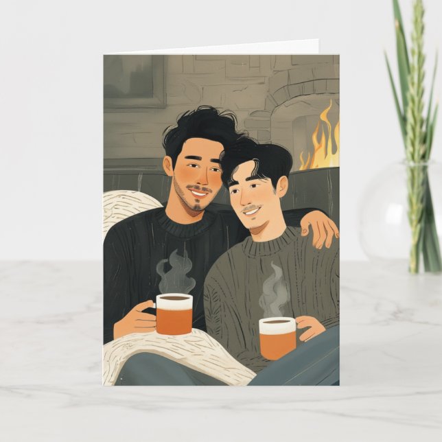 Fireside Coffee-kort Kort (Framsida)
