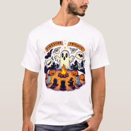 Fireside Frights | Halloween Tales Spooky Vibes T Shirt