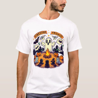 Fireside Frights | Halloween Tales Spooky Vibes T Shirt