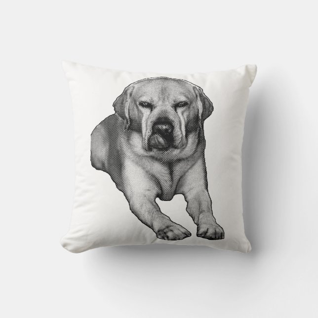 Fireside Tale i Bläck Kudde (Framsida)