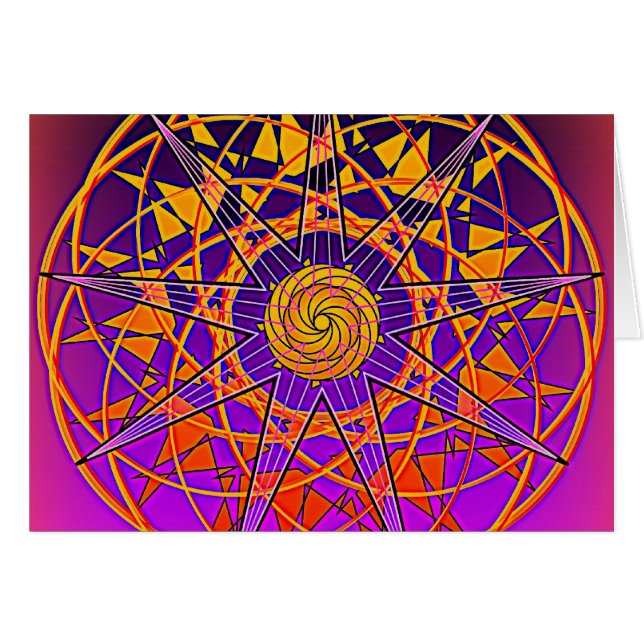 FireStar1 Hälsningskort (Framsidan Horizontal)