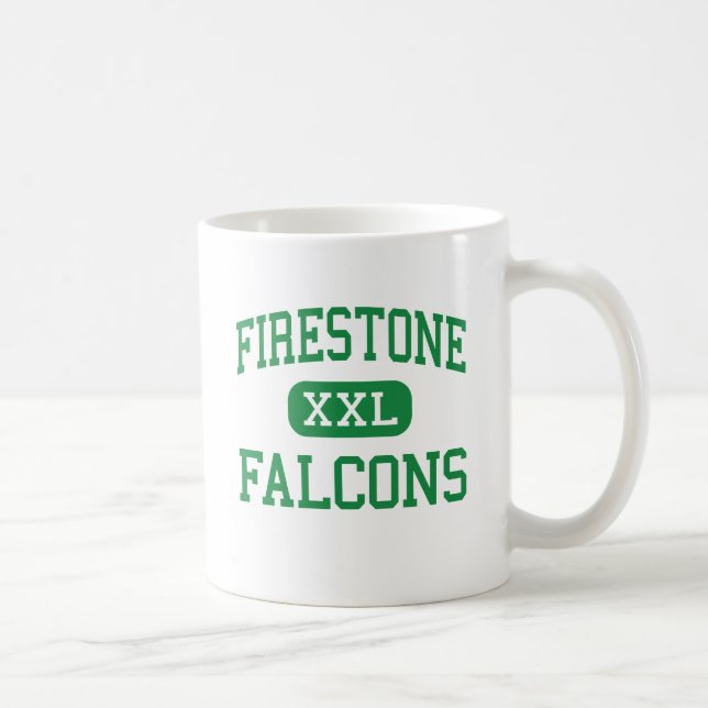 Firestone - falkar - högstadium - Akron Ohio Kaffemugg (Höger)