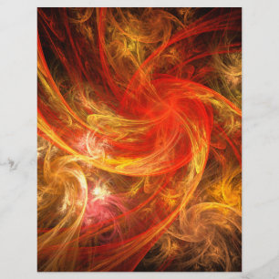 Firestorm Nova Abstrakt Konst Flyer