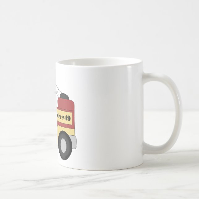 Firetruck Kaffemugg (Höger)