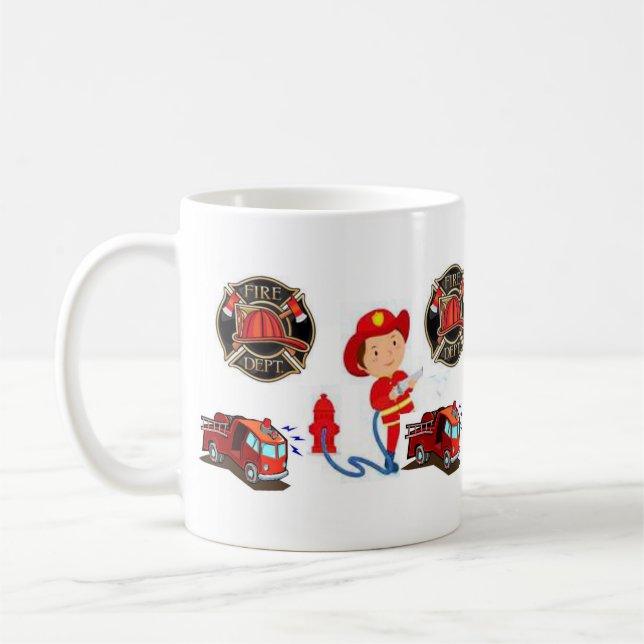 FireTruck Mugg (Vänster)