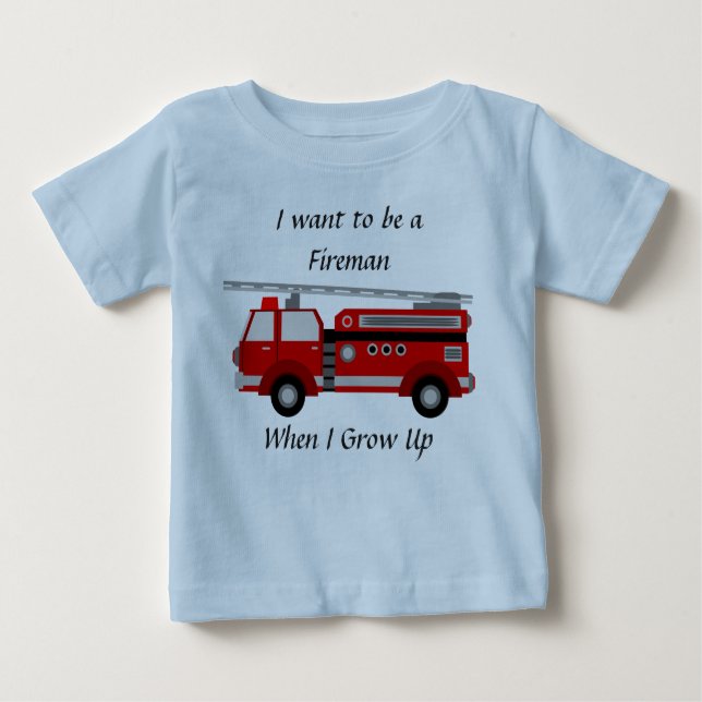 Firetruck Romper for Boys Tröja (Framsida)