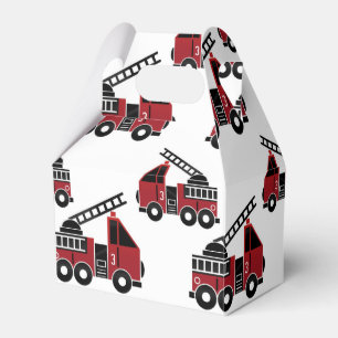 Firetrucksfavören boxas presentaskar