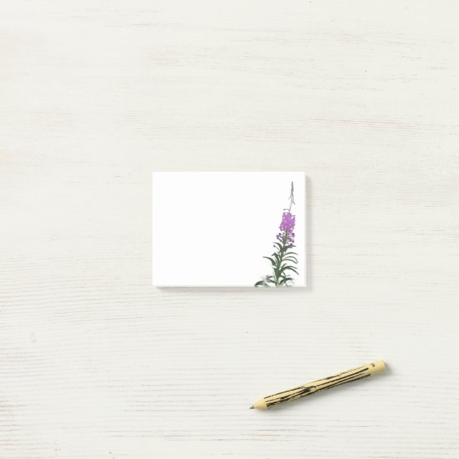 Fireweed 3" x 4" Post-It Notes Block (On Desk)