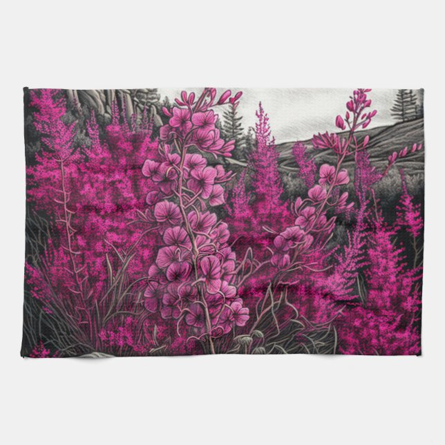 Fireweed 7 kökshandduk (Horisontell)