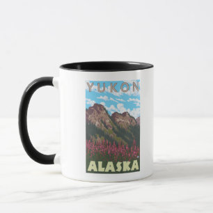 Fireweed & berg - Yukon, Alaska Mugg