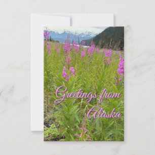 Fireweed Flowers Tack Kort