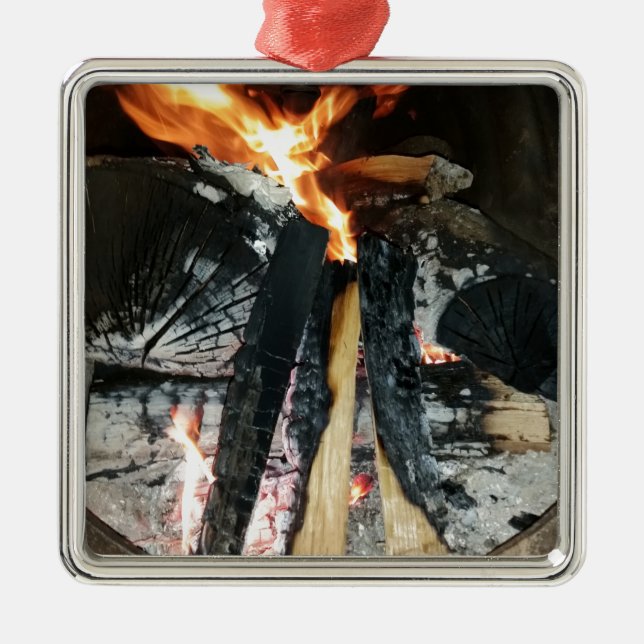 Firewood Julgransprydnad Metall (Framsidan)