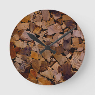 Firewood Rund Klocka