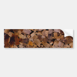 Firewood Rustik hytt Trä TRÄD Bildekal