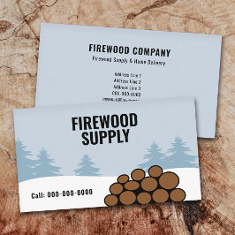 Firewood Supply & Home Delivery Visitkort