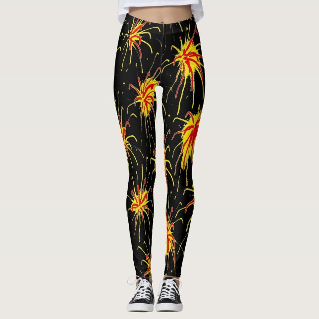 Firework Burst Leggings (Framsida)