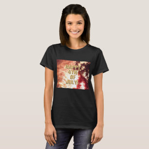 Fireworks 12 4:e juli, svart skjorta t shirt