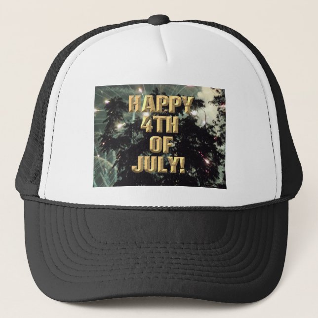 Fireworks 13 4:e juli-truckerkepsen keps (Framsida)