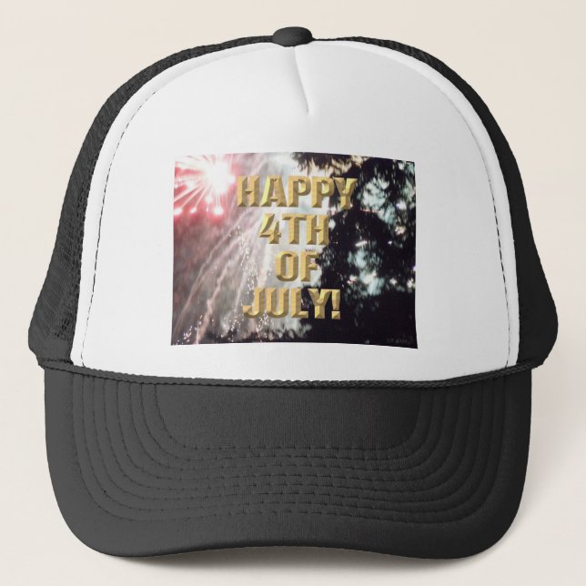 Fireworks 14 4:e juli-truckerkepsen keps (Framsida)