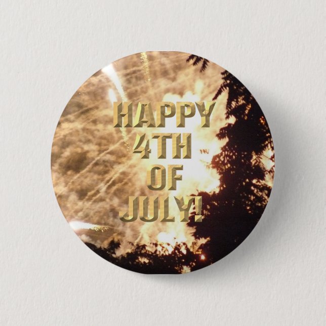 Fireworks 15 4:e juli-knappen knapp (Framsida)