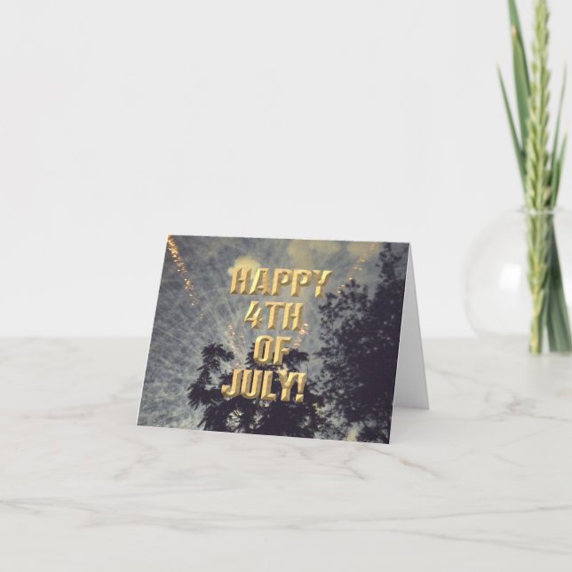 Fireworks 19 4:e juli-kort kort (Framsida)